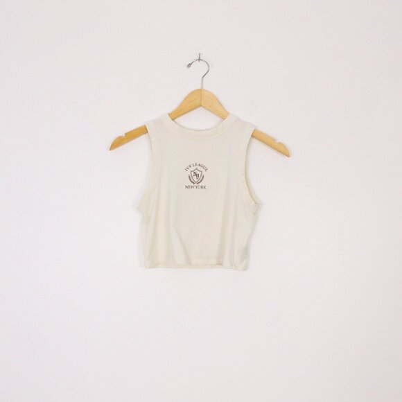 *Ardene Graphic Ultra-Cropped Muscle Tank Top - Picture 5 of 8